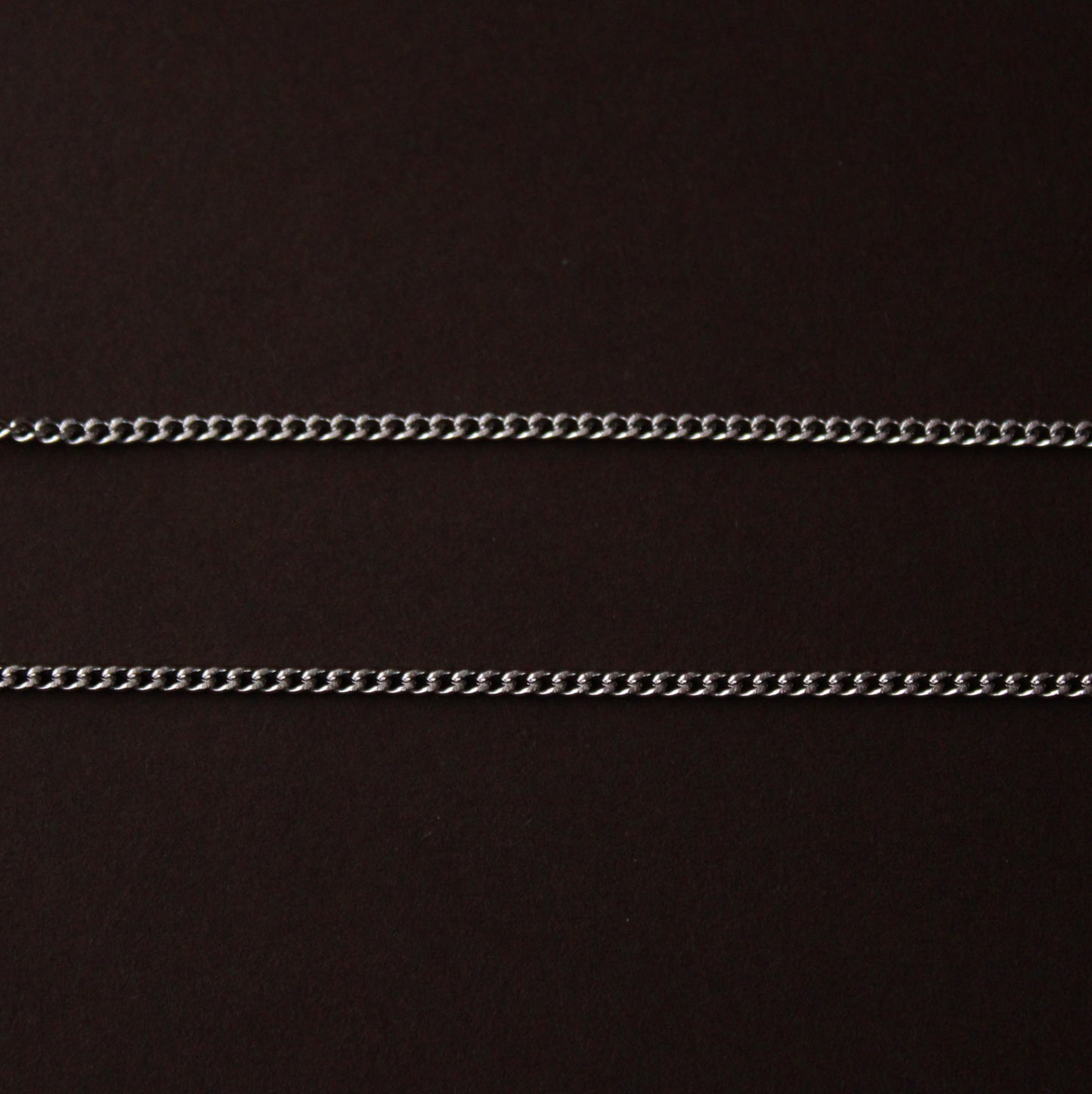 Halskette Silber (Kettenglieder 2 x 2 mm)