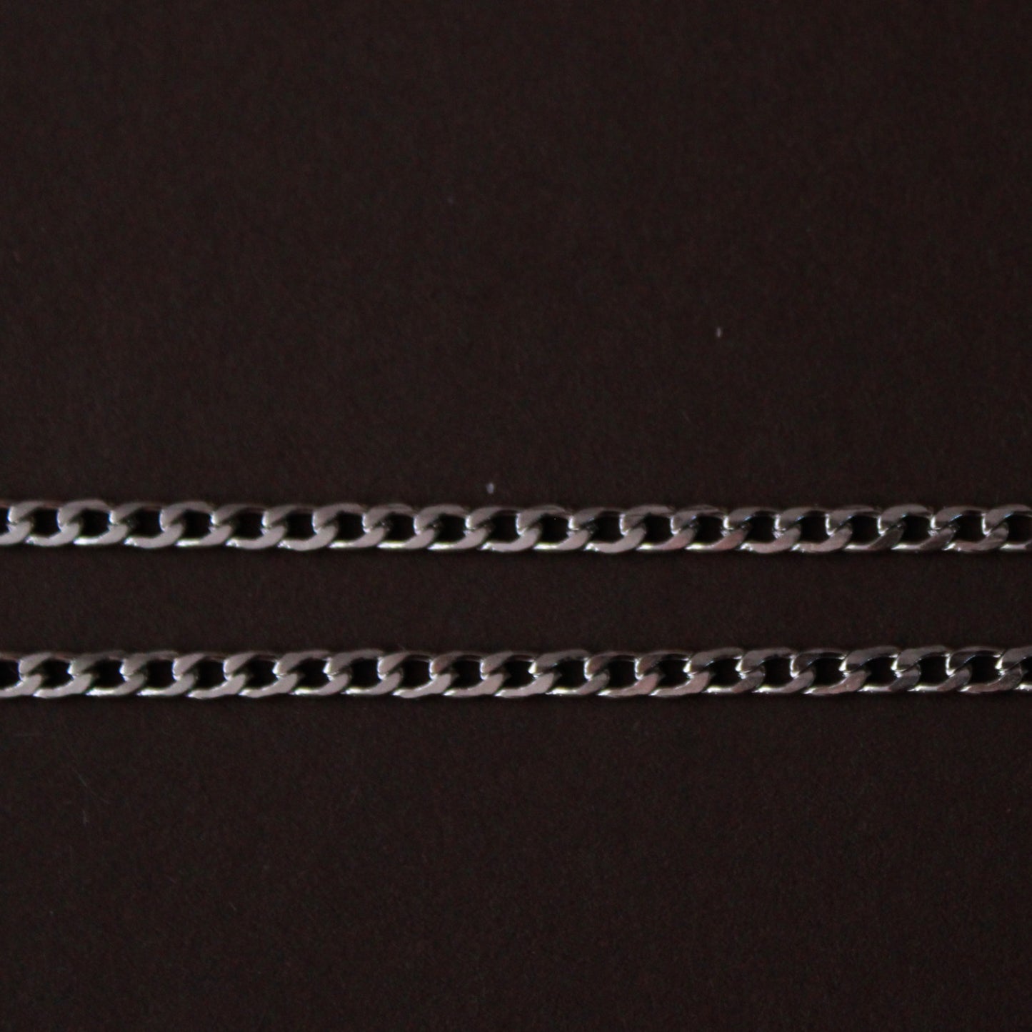 Halskette Silber (Kettenglieder 3 x 4,5 mm)