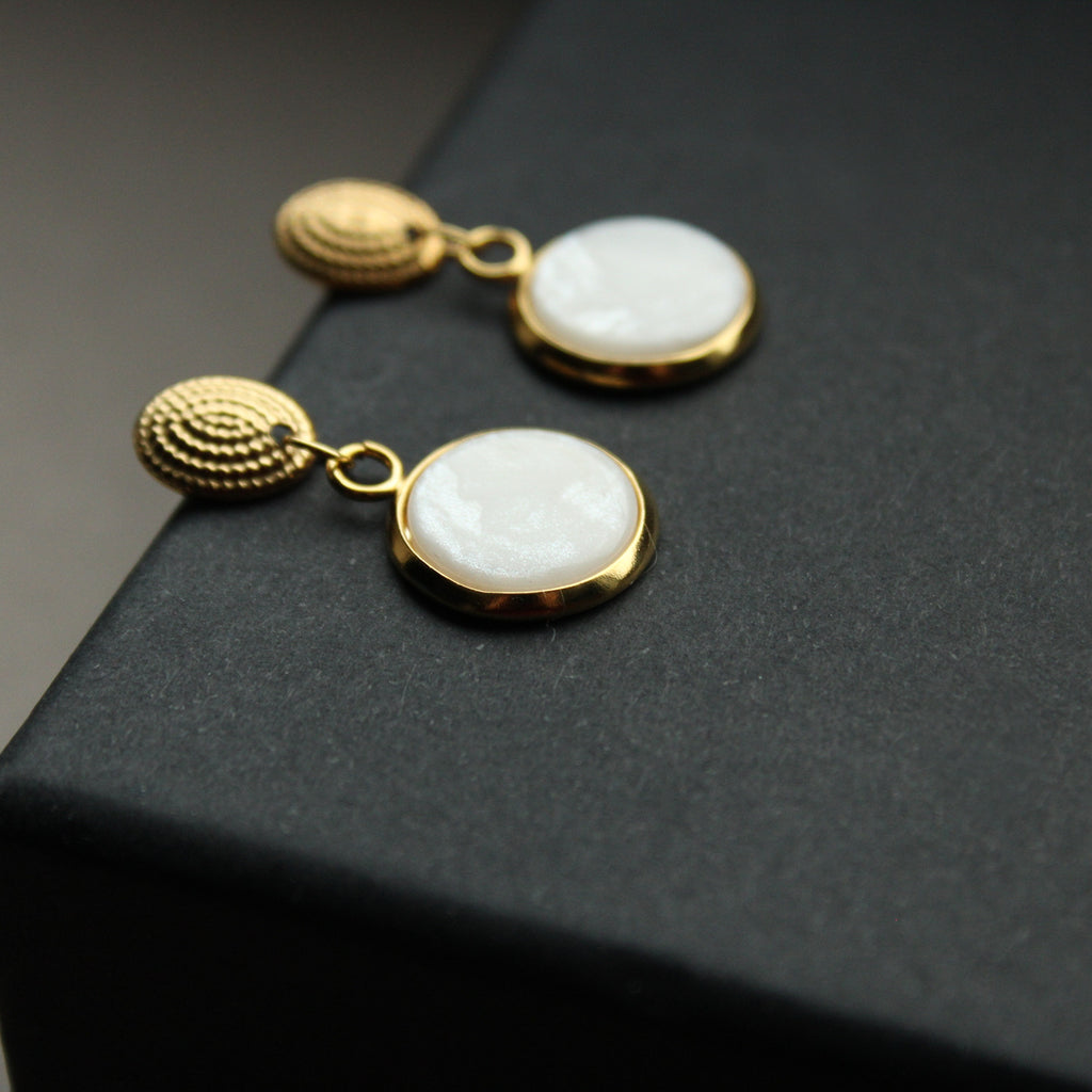 Soul-Cats Runde Ohrstecker 16mm - Bunte Acryl Ohrringe Für Jeden Style